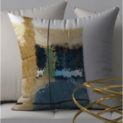 Simple Tangy Square Pillow Cover & Insert