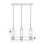 Luminaire suspendu linéaire 3 lumières Jakkson - 120V - 45W - 3000K - Noir