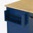 Farmhouse Kitchen Island with Drop Leaf and 2 Seatings, Kitchen Table Set with Storage Cabinet, Drawers, Door Shelves and Power Outlet-1260002075