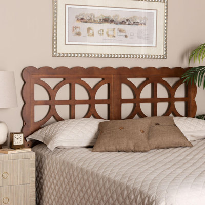 Tête de lit en bois avec cadre festonné Baxton Studio Nansen