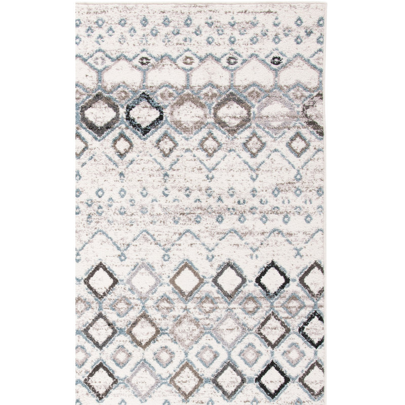 Aird Performance Southwestern Rug, Rectangle 3' x 5', Navy