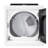 LG Ultra Large Capacity Rear Control Electric Dryer with EasyLoad, Door, AI Sensing and TurboSteam, 7.3 cu. ft.-113002744