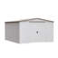 10x12 Classic Steel Storage Shed Eggshell