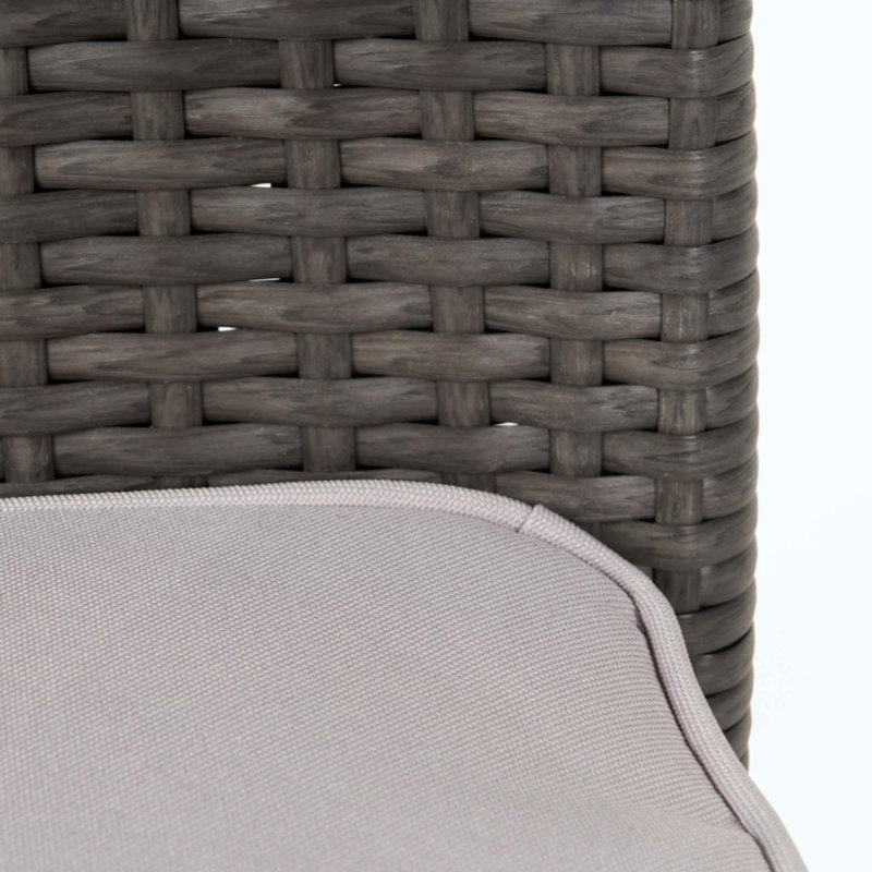 Outdoor Rattan Dining Set With 4 Dining Chairs