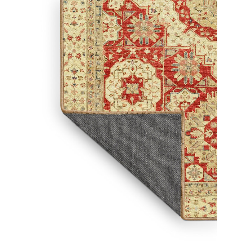Tapis décoratif multicolore à motif abstrait, Rectangle 6 pi x 9 pi