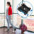 Mount-It! Luggage Cart with Wheels Foldable, Strong, Compact Luggage Cart Holds 77 Pounds