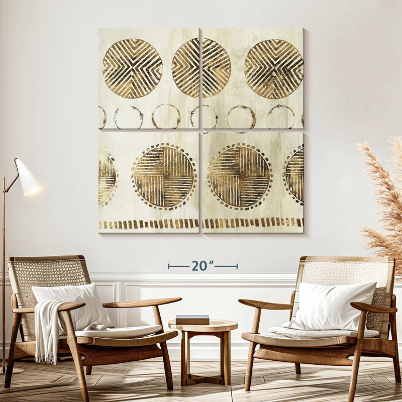 Boho African Pattern, 57" H x 57" W