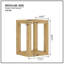 Ensemble de tables d'appoint 2 pièces