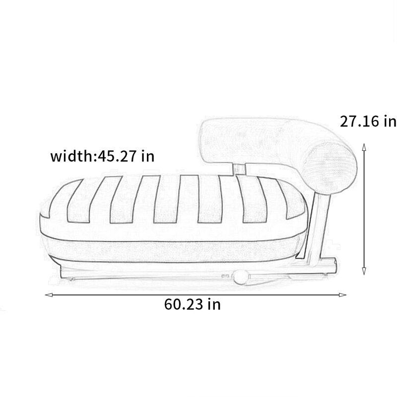 Elegant curved back chair