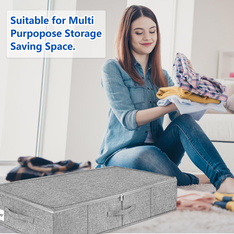 Rebrilliant Beckson Polyester Underbed Storage