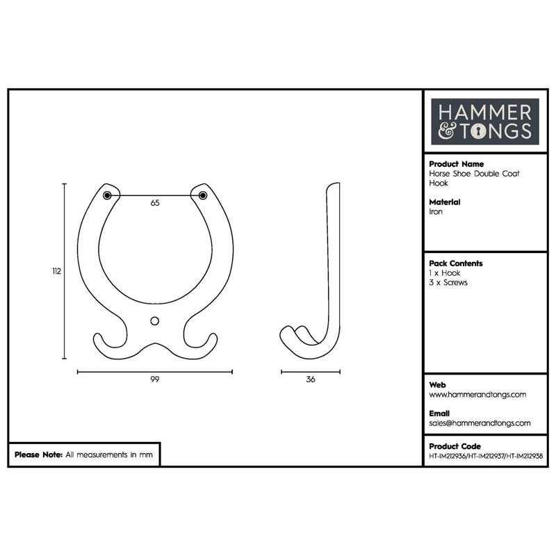 Iron Wall Wall Hook