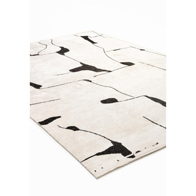 Midcentury Modern Minimalist Area Rug