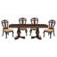 Magnifique table de salle à manger rectangulaire de conception traditionnelle 1pc