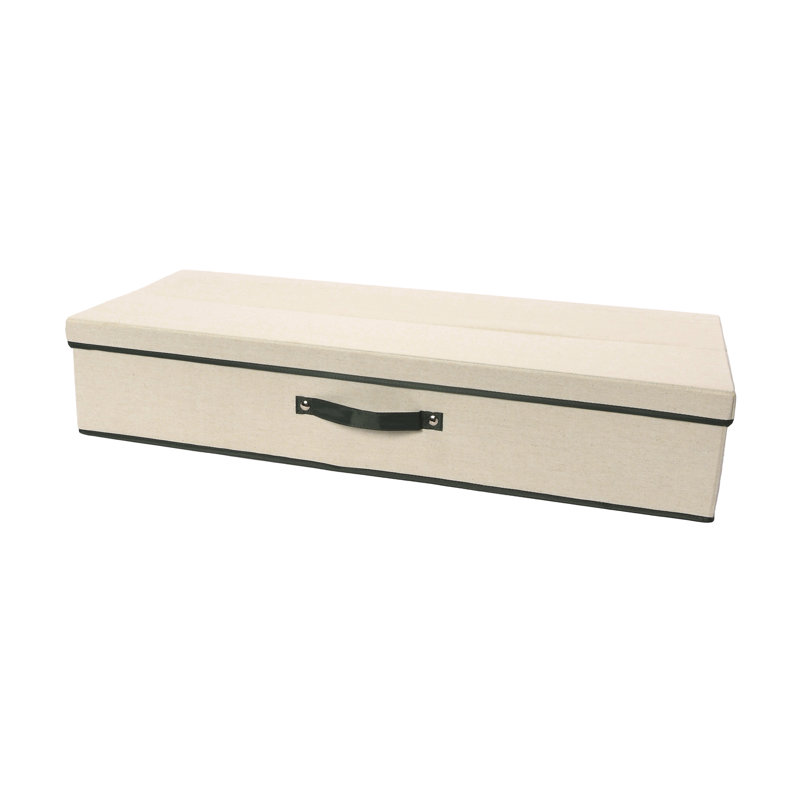 Organisateur de papier cadeau avec couvercle Maye, Naturel / Vert