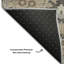 Tapis oriental lavable à la machine de qualité supérieure AMF1009 Colmenero-858932570