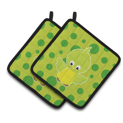 Cuisinier poignée coussin oiseau oiseau caroline