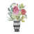Black Floater Framed
