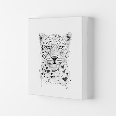 Lovely Leopard 1 Piece Wall Art