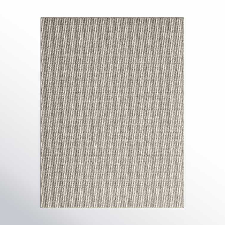 Elle Handmade Wool Silver Rug