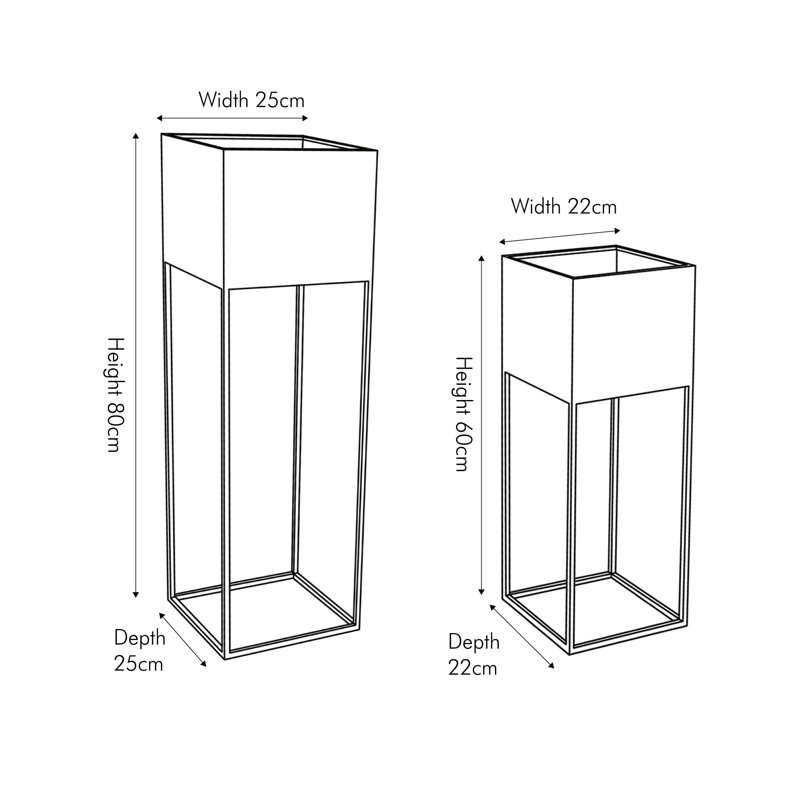 Hanhalyn Metal Pot Planter