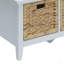Banc en rotin et blanc avec rangement Flavius