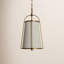 Luminaire suspendu conique à 1 lumière Stori par Chapman & Myers-49640908