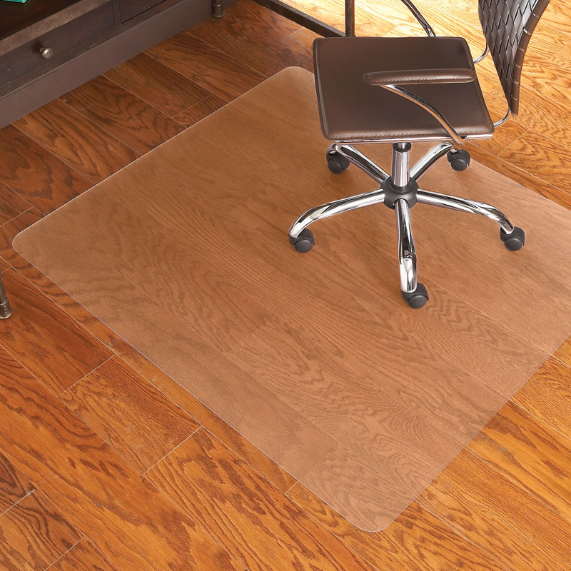 Tapis de chaise droite à plancher rigide everlife, l 36 po x P 48 po