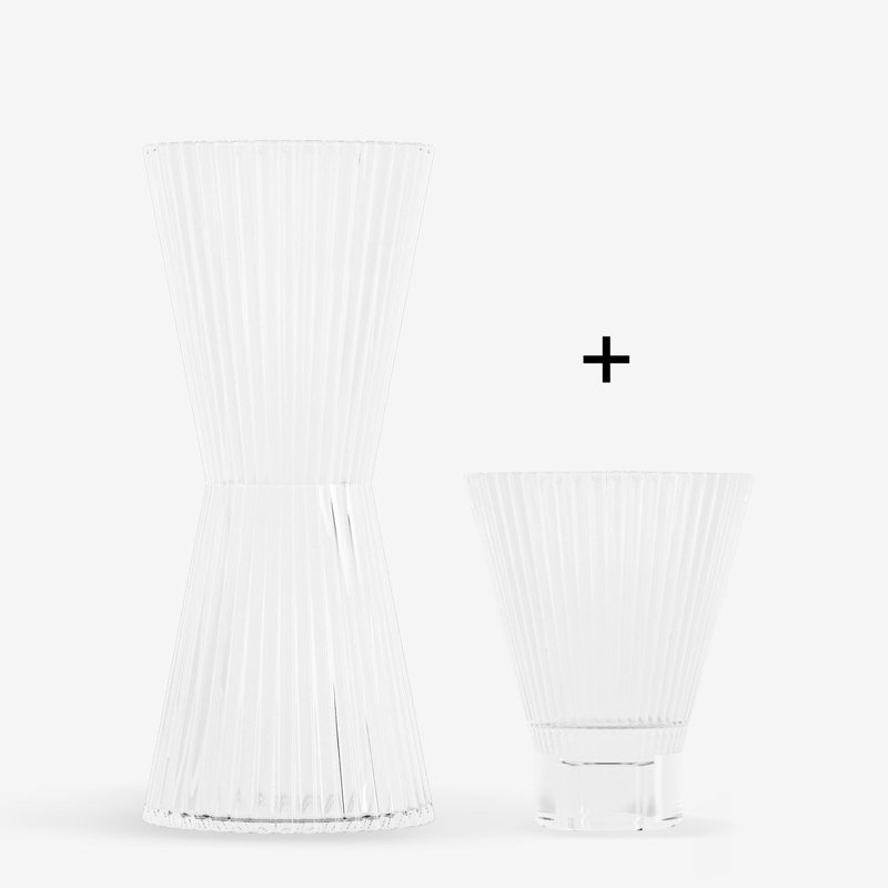 Ensemble de verres à décanter, Clair