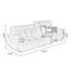 Canapé modulaire en chenille beige-1569792279-1569792278