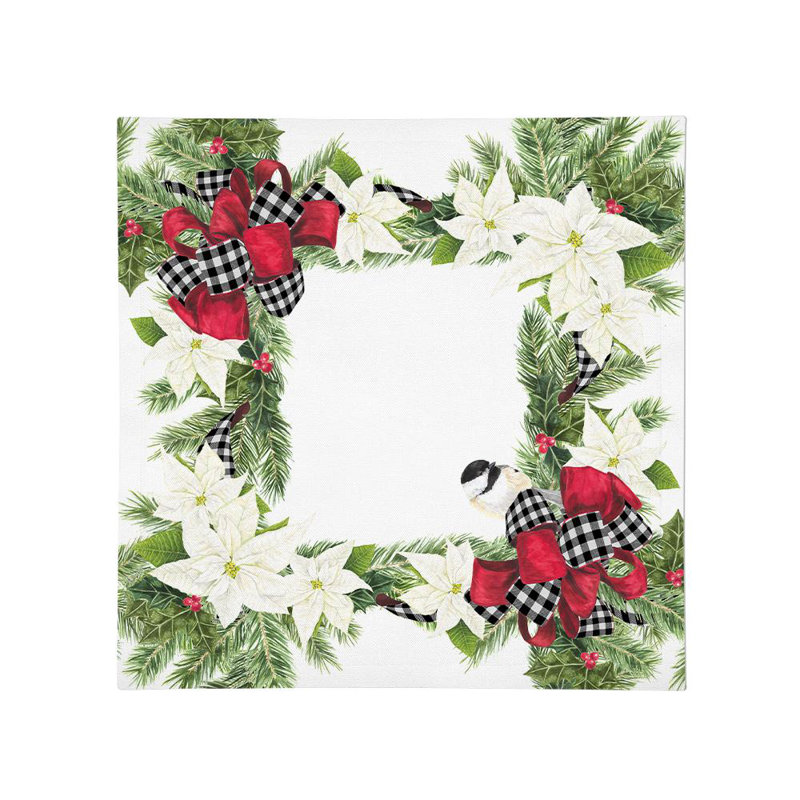 Serviette 20 "x 20" Laural Home Christmas Trimmings
