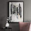 Gray Scribbles I, reproduction encadrée de qualité supérieure - prête à être accrochée-88102272-88102270
