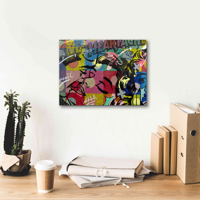 «Fearless Heartache» par Dan Monteavaro, estampe numérique sur toile, H 12 po x l 16 po x P 0,75 po