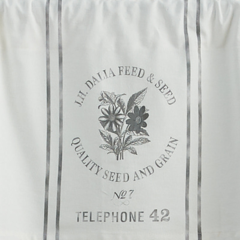 Cotton Tailored Window Valance