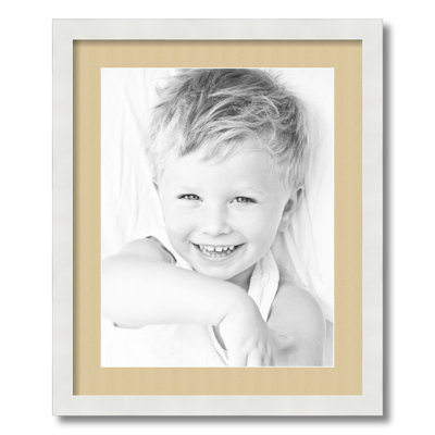 Wood Matte Picture Frame with Mat