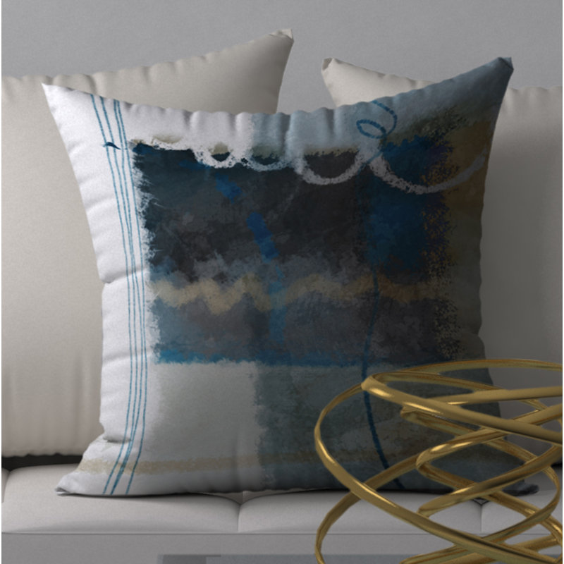 Reversible Throw Pillow, 24" x 24"