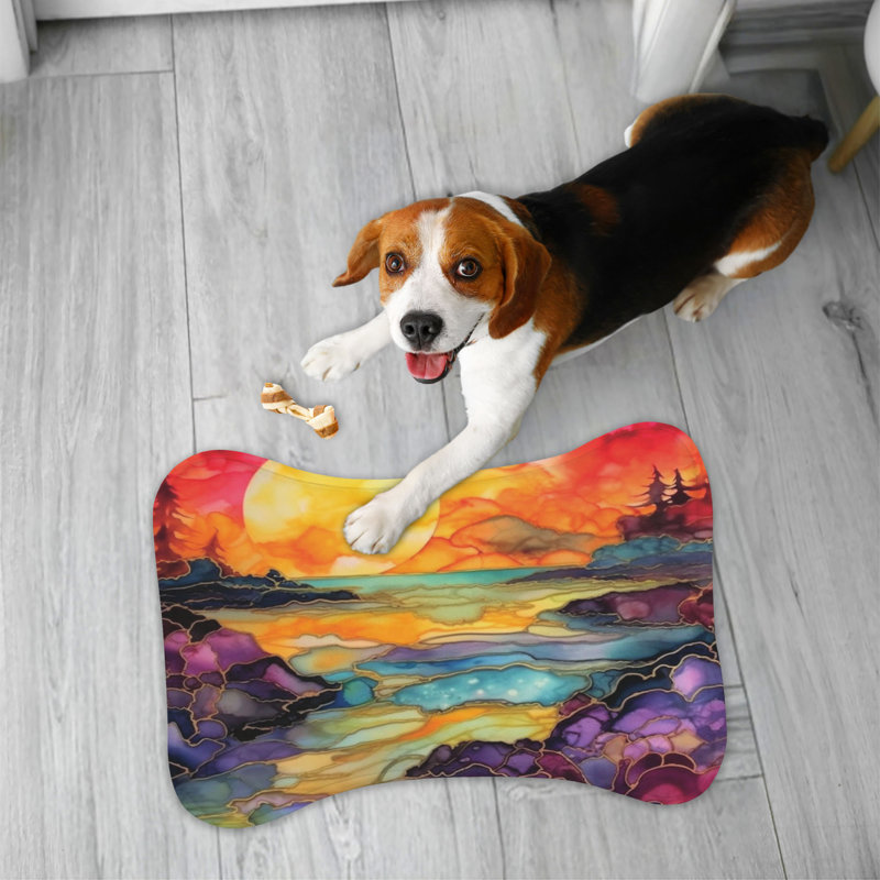 Tapis de soirée en forme d'os - 1 pièce