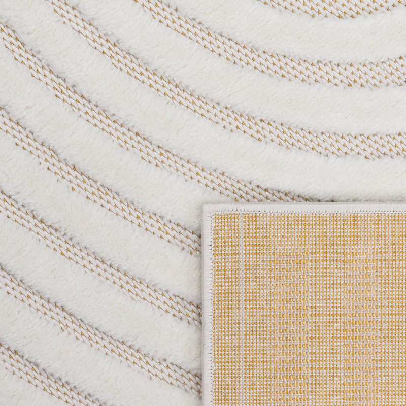 Medjaou Geometric Indoor / Outdoor Area Rug, Rectangular 60 x 100cm