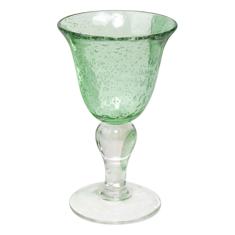Abingdon 8oz. Handmade Goblet Set, Light Green