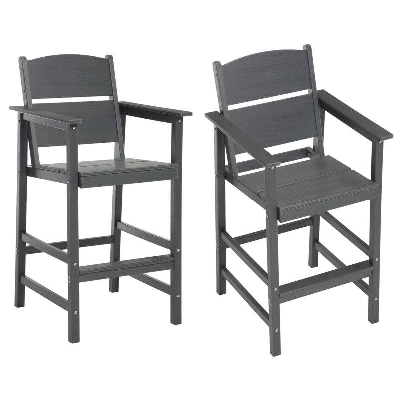 Tabourets de bar Azaruddin, Gris