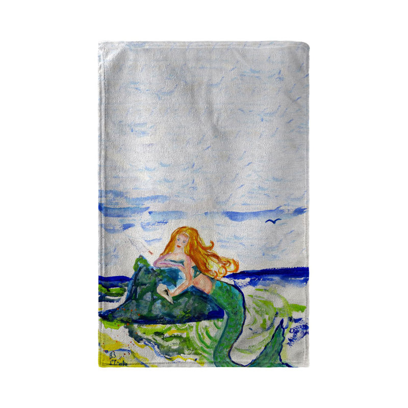 Serviette de plage sirène on rock Mulloy