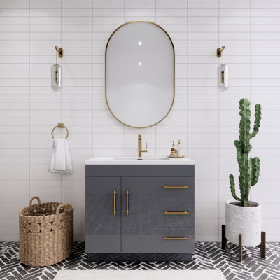 Meuble-lavabo simple l 36 po