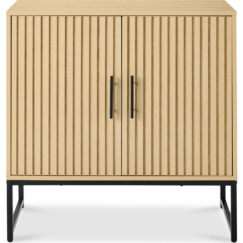 2-Door Storage Cabinet, Oak