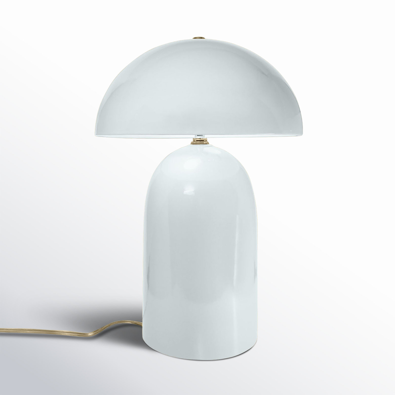 Percy Ceramic Table Lamp, White