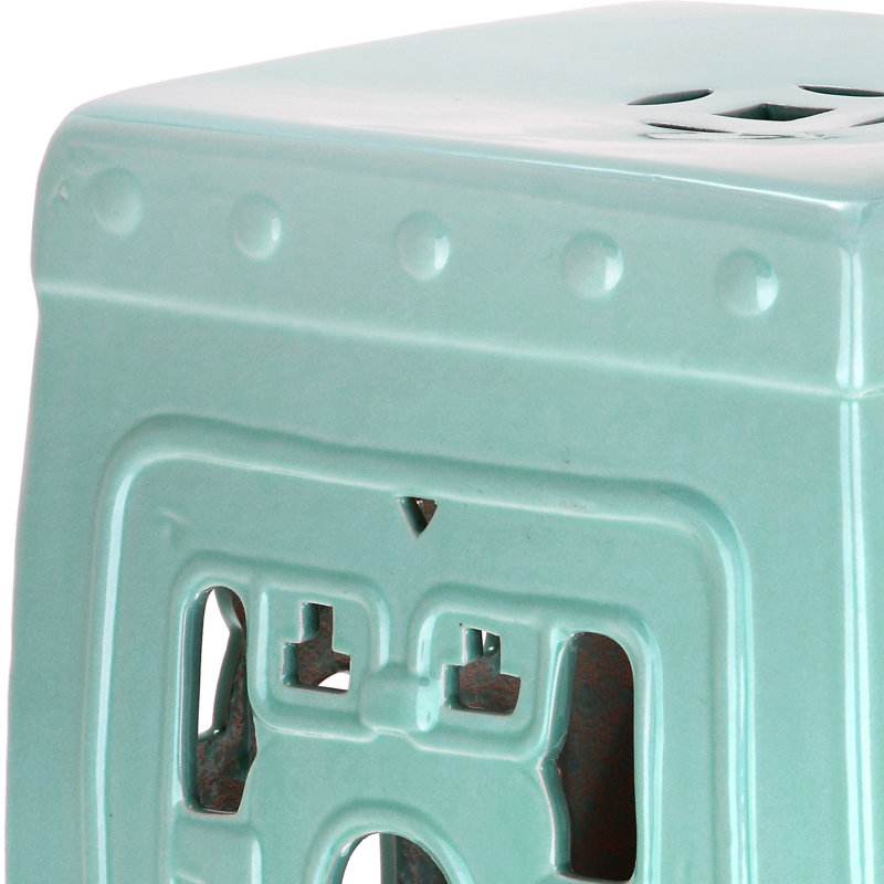 Tabouret de jardin Casey-Lea, Bleu pâle