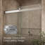 Levity 59.63" x 74" Bypass Shower Door with CleanCoat® Technology-888057230-812125028