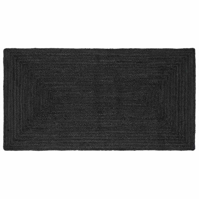 Solid Colour Hand Braided Area Rug
