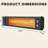 Canopy-style suspended Patio Heater