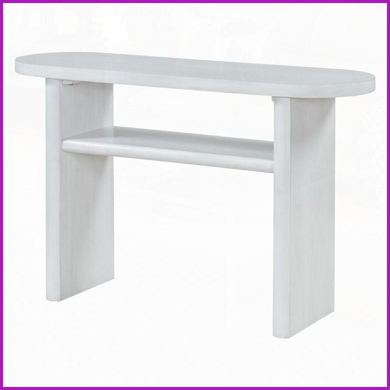 Table basse moderne et minimaliste avec rangement, blanc antique - capacité de 264 lb, facile à assembler pour le salon