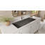 Lavabo de salle de bain encastrable en résine 39,4 po x 16,7 po Badeloft UB-05-XL-MBLK-138193098