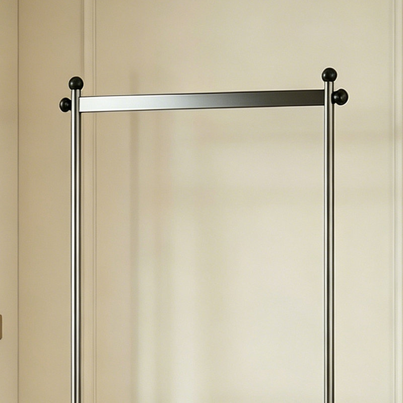 Portemanteaux double avec bac de rangement, Black